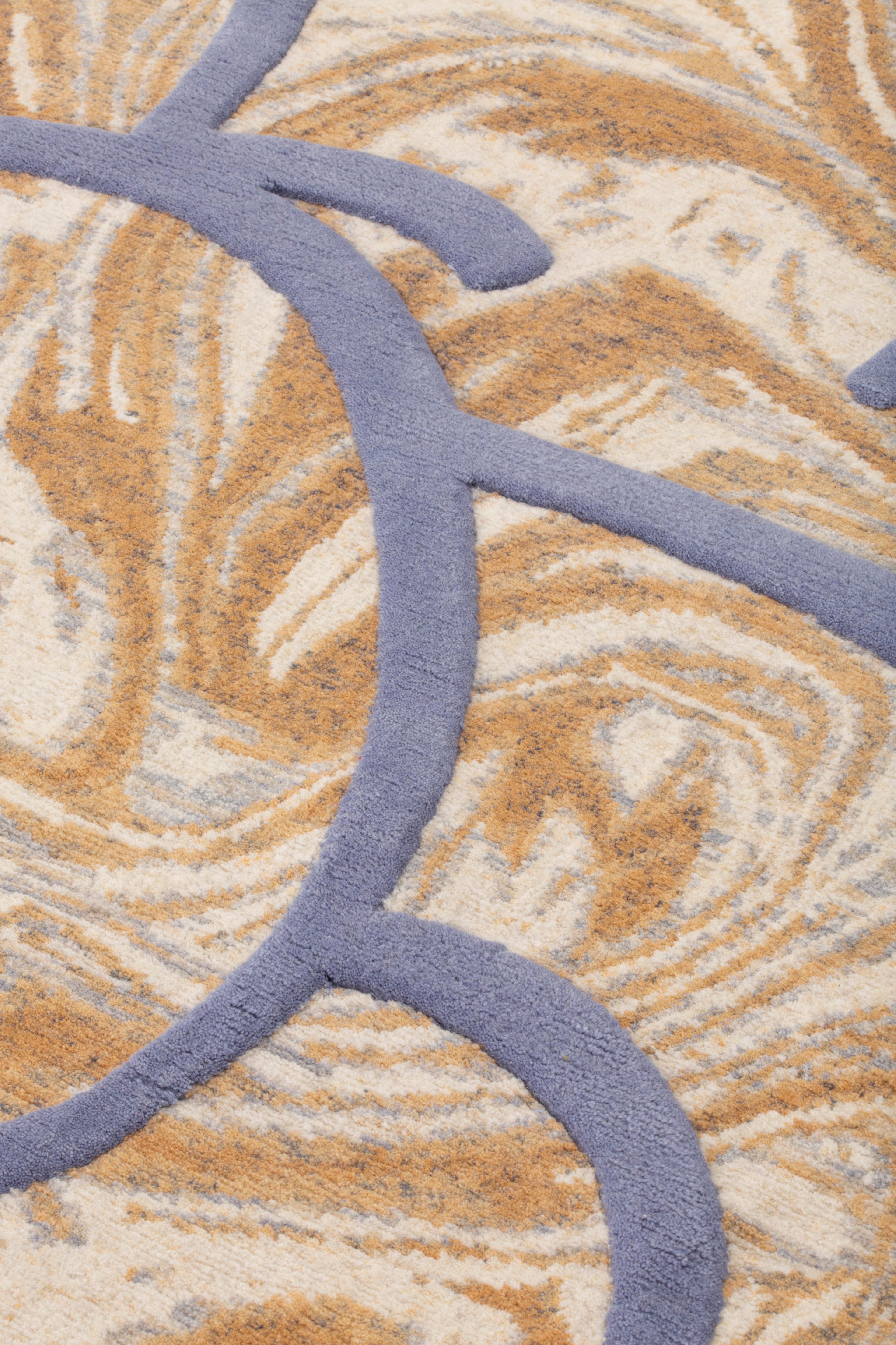 cc-tapis Venus Power Rug in Beige and Lilla by Patricia Urquiola In New Condition For Sale In Brooklyn, NY