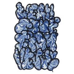Tapis cc-tapis Venus WeallcomefromVenus en bleu de Patricia Urquiola