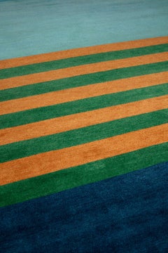 cc-tapis Vert Abricot Les Arcs Collection by Charlotte Perriand