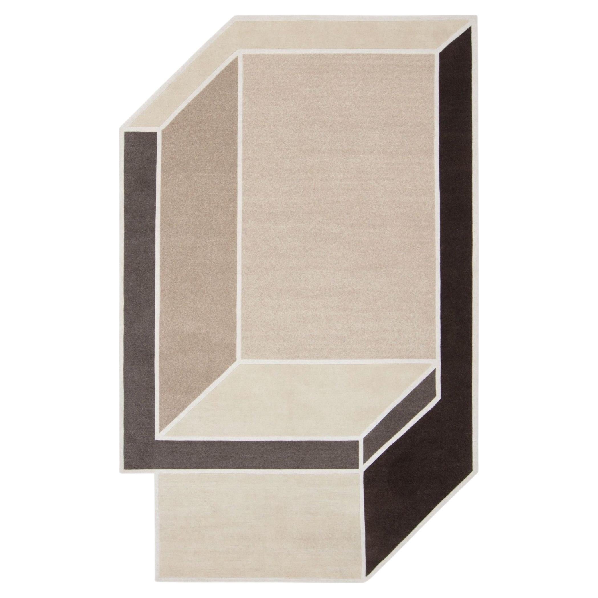 cc-tapis Visioni B Undyed Handmade Rug by Patricia Urquiola