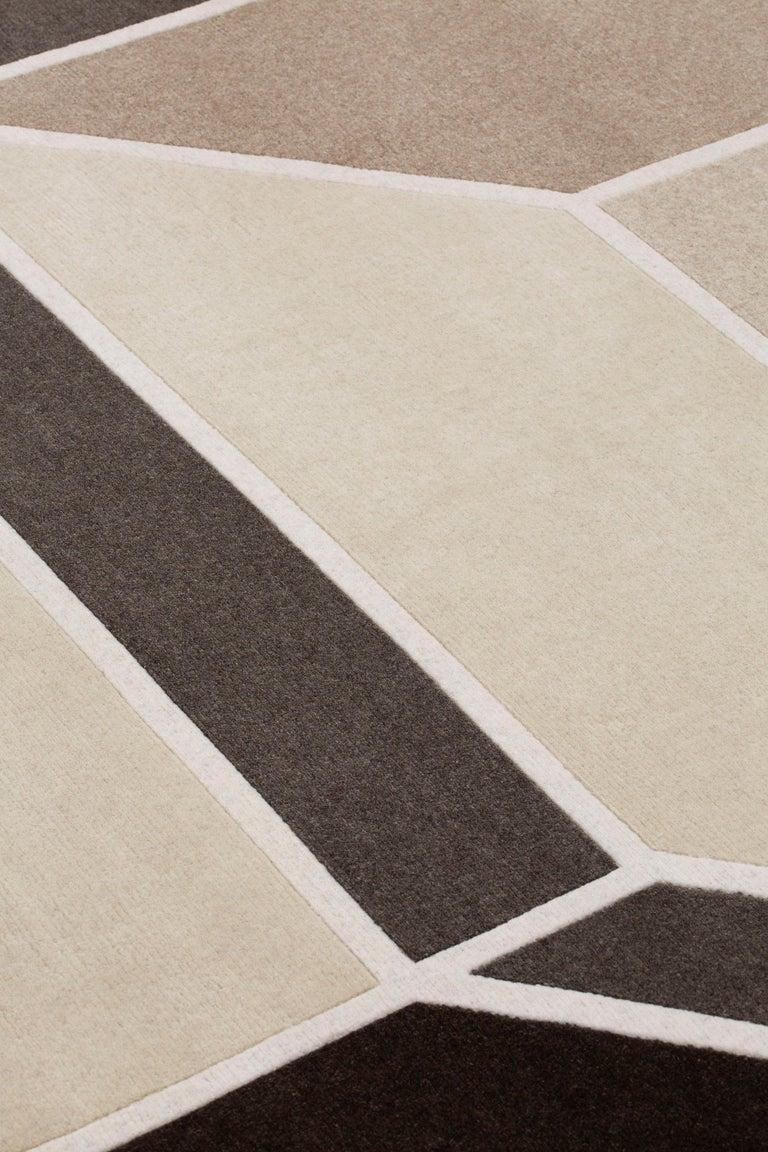 Modern cc-tapis Visioni B  Undyed Rug by Patricia Urquiola - IN STOCK For Sale