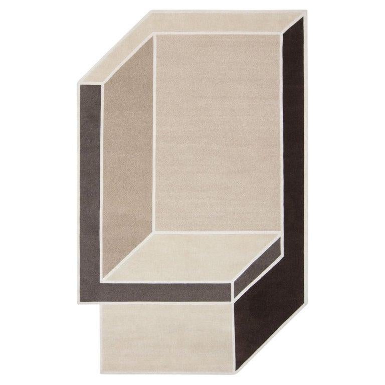 Wool cc-tapis Visioni B  Undyed Rug by Patricia Urquiola - IN STOCK For Sale