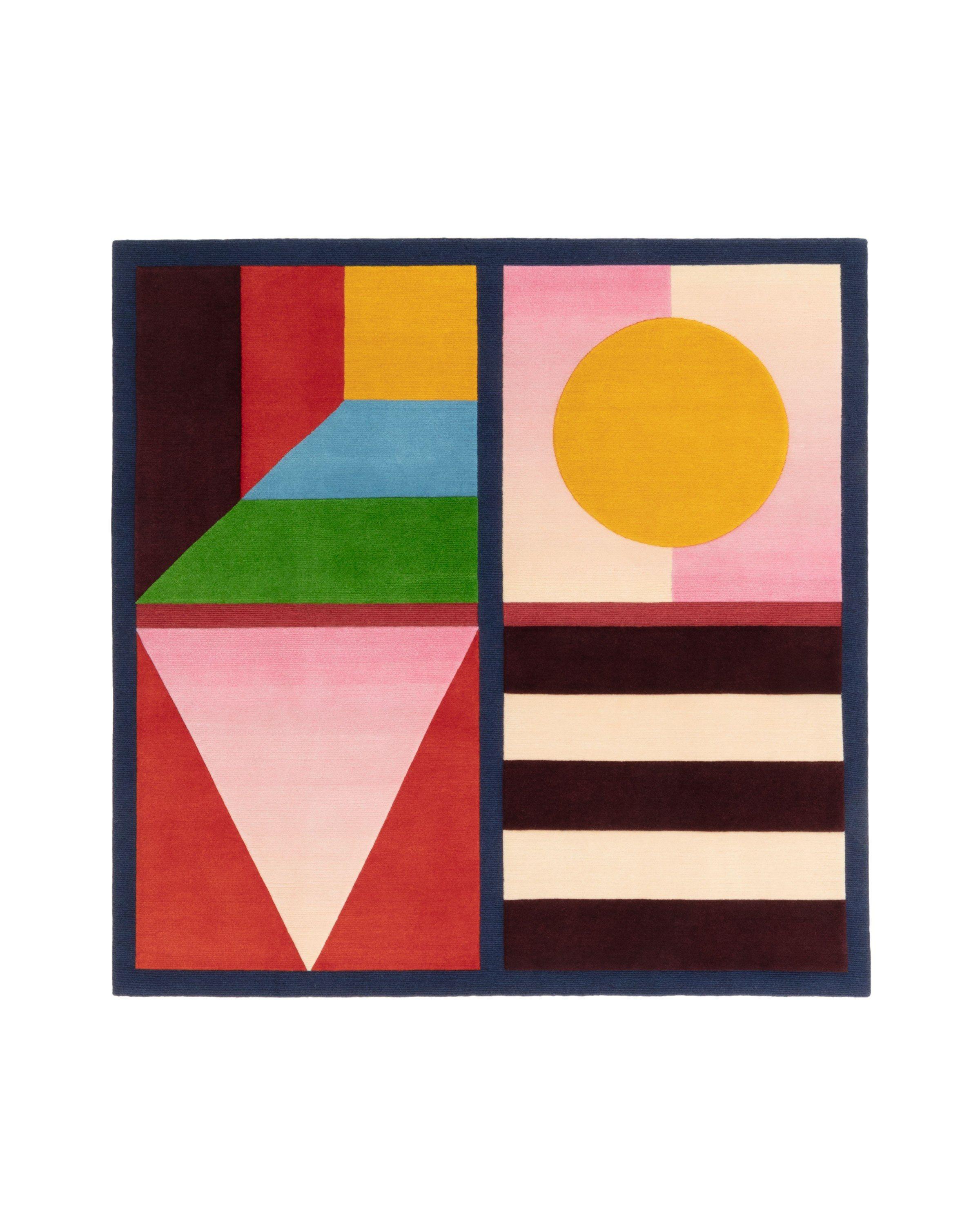 cc-tapis WHAT DO WE ALL NEED? handgefertigter Teppich von India Mahdavi im Zustand „Neu“ im Angebot in Brooklyn, NY