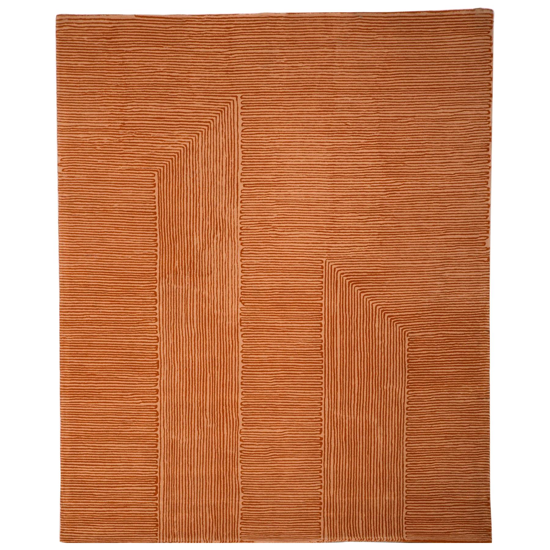 CC2974, Hand Tufted Area Rug Made with New Zealand Wool, by Thirty Six Knots For Sale