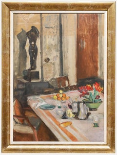 Cecile Hertz-Eyrolles (1875-1974) - Mid 20th Century Oil, Evening Light