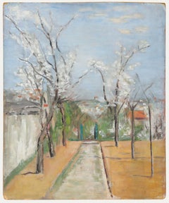 Cecile Hertz-Eyrolles (1875-1974) - Huile du milieu du 20e siècle, fleur de printemps