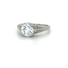 C.D. Peacock, Art Deco 2.87 CTTW Diamond Engagement Ring