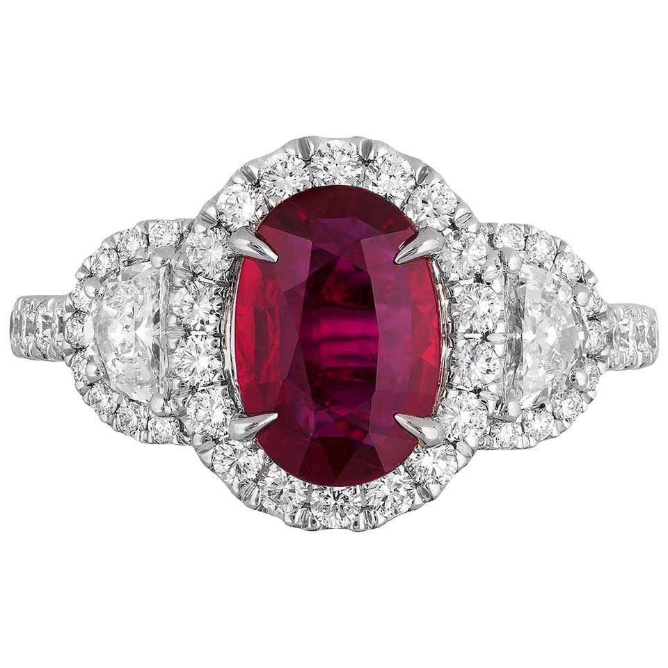 Andreoli 10.05 Carat Burma Ruby CDC Certified Diamond Ring 18 Karat ...