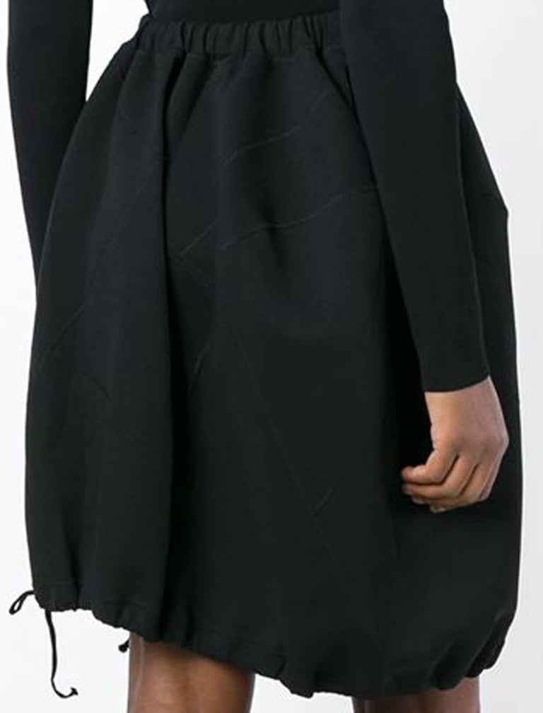 CDG Comme Des Garcons by Rei Kawakubo Black Foam Skirt For Sale at 1stDibs