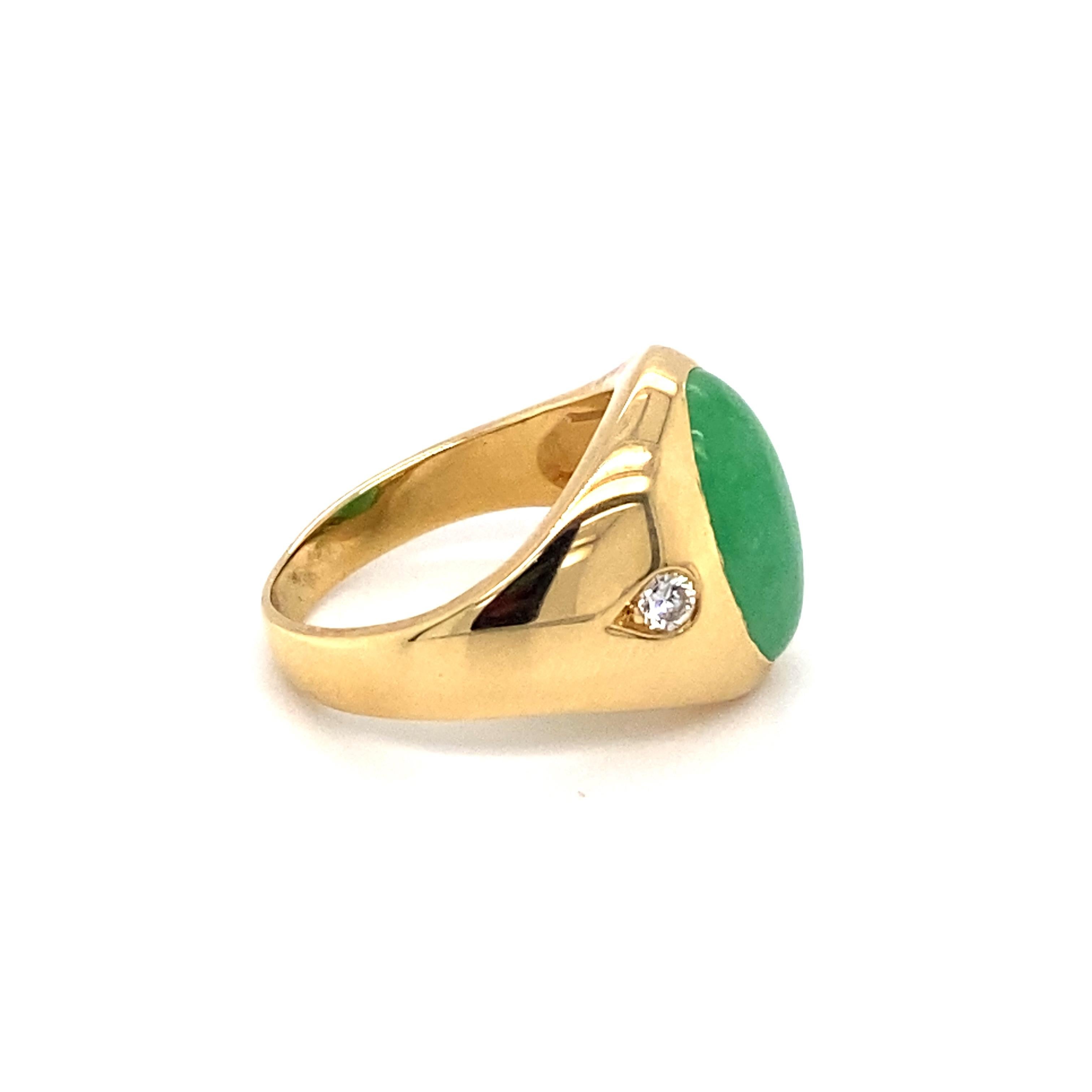 Hallmarked Designer: CDL
Metal Type: 18 karat yellow gold
Weight: 12 grams
Size: US 8.5, resizable

Diamond Details:
Carat: 0.20 carat total weight
Shape: Round brilliant
Color: G
Clarity: VS