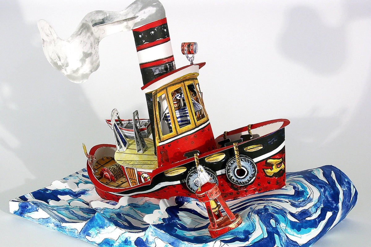 Red Grooms’s 3D Tugboat Is a Chaotic, Comic Take on New York Life
