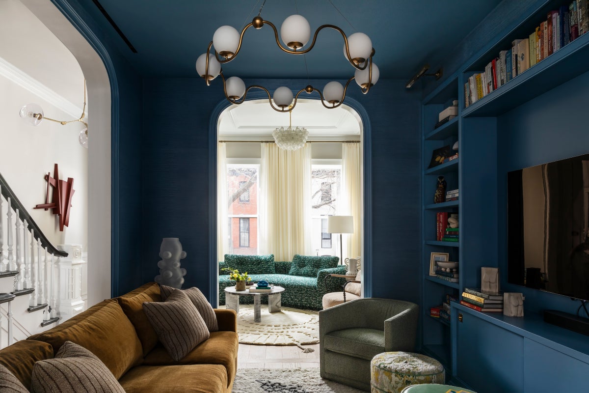Arches, Marble and a Jewel-Box Palette Define This Refreshed Brooklyn Row House from SFW Studio