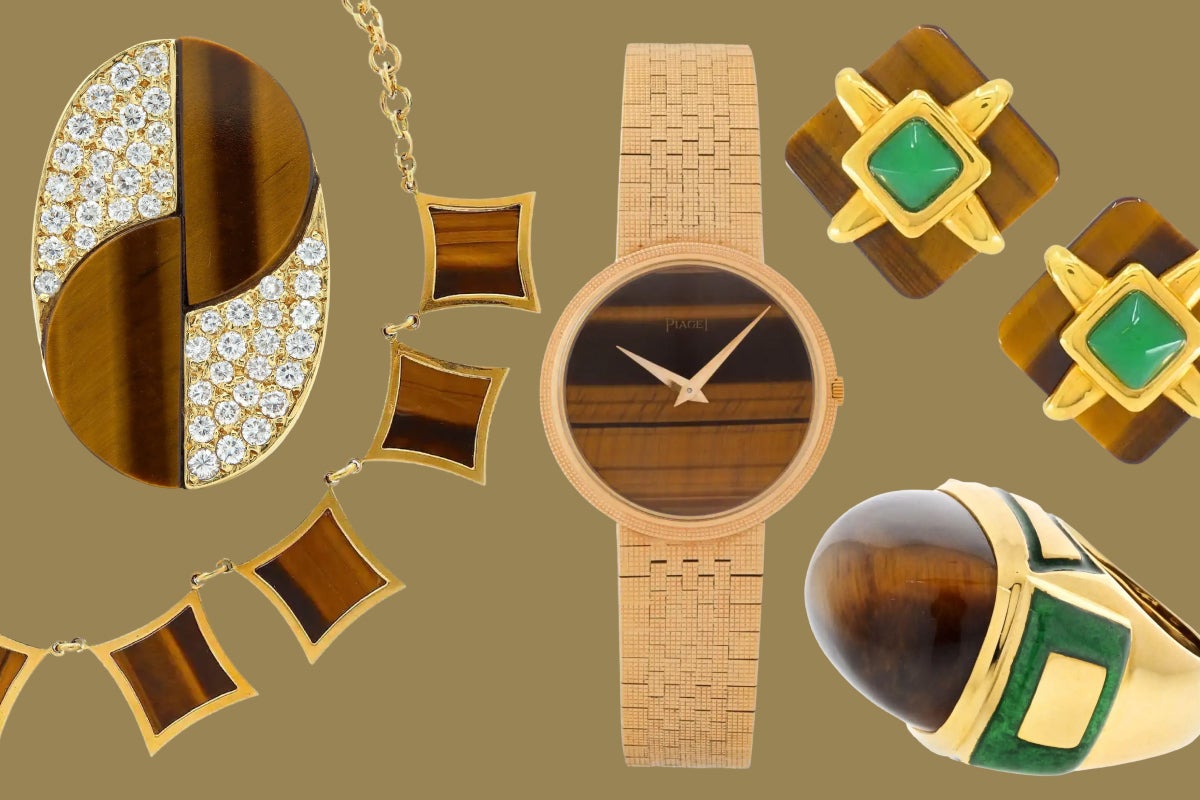 Why Collectors Are Avidly Hunting for Tiger’s Eye Jewelry
