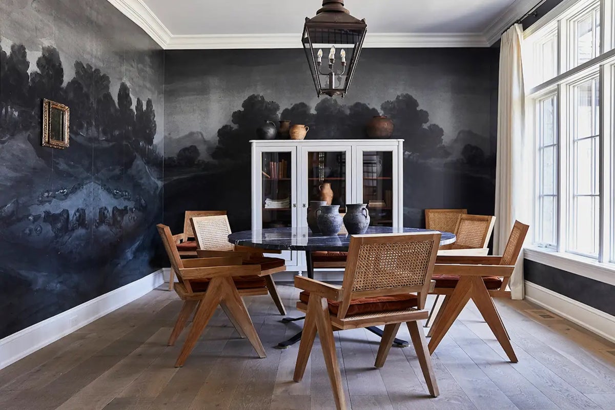 Whether Painted or Papered, Muraled Walls Make Bold Statements in the Home