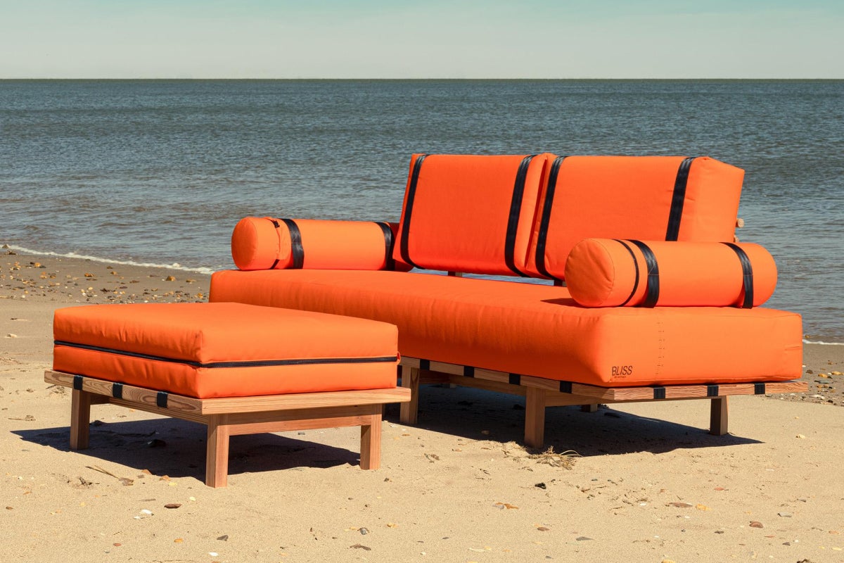 This Sofa Comes with a Flare, Paddle and Martini Kit — Just in Case