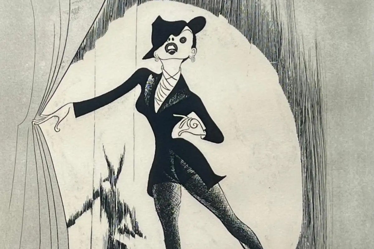 Al Hirschfeld’s Take on Judy Garland Stands out among His Many Love Letters to Broadway