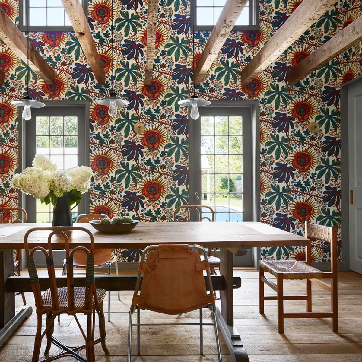 12 Floral-Accented Rooms with a Handmade, Folkloric Feel