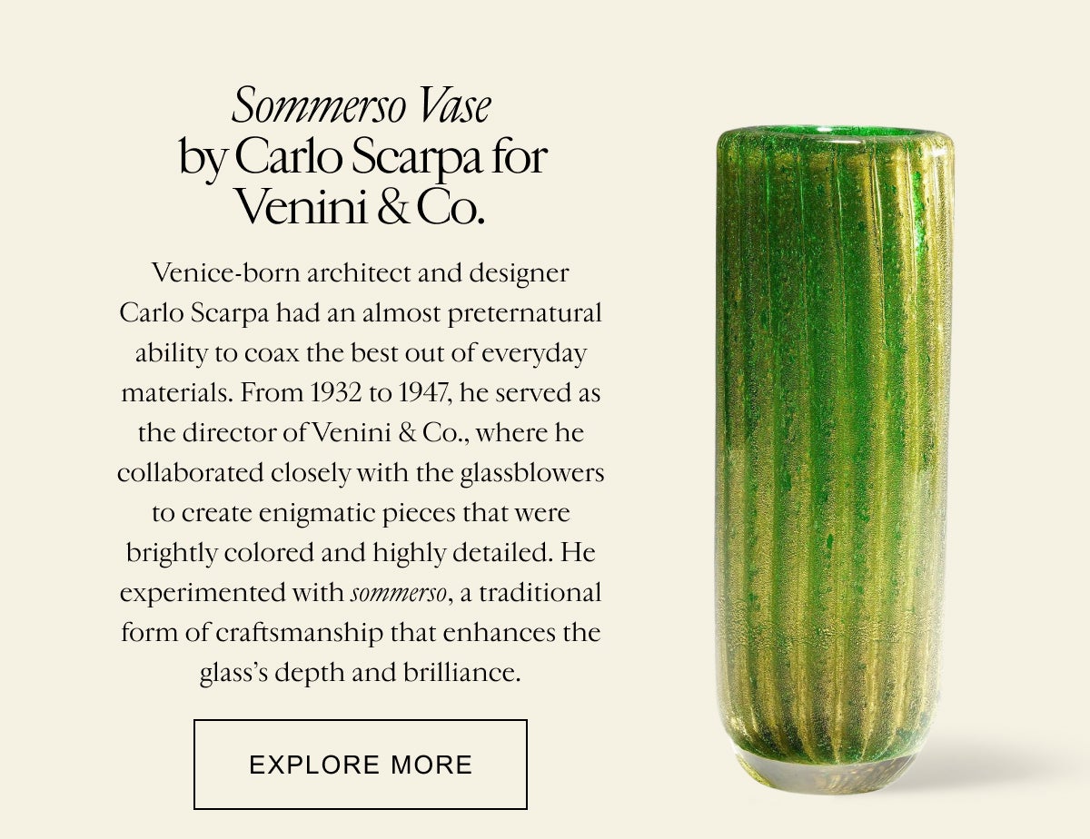 Sommerso Vase by Carlo Scarpa for Venini & Co.