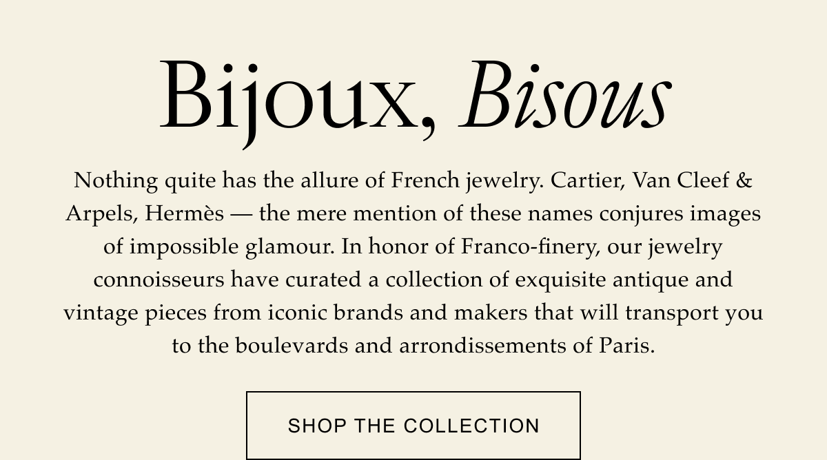 Bijoux, Bisous