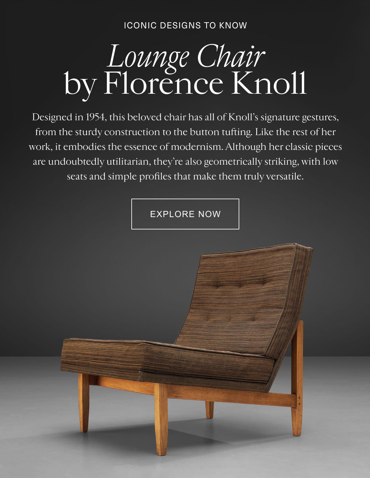 Lounge Chair by Florence Knoll