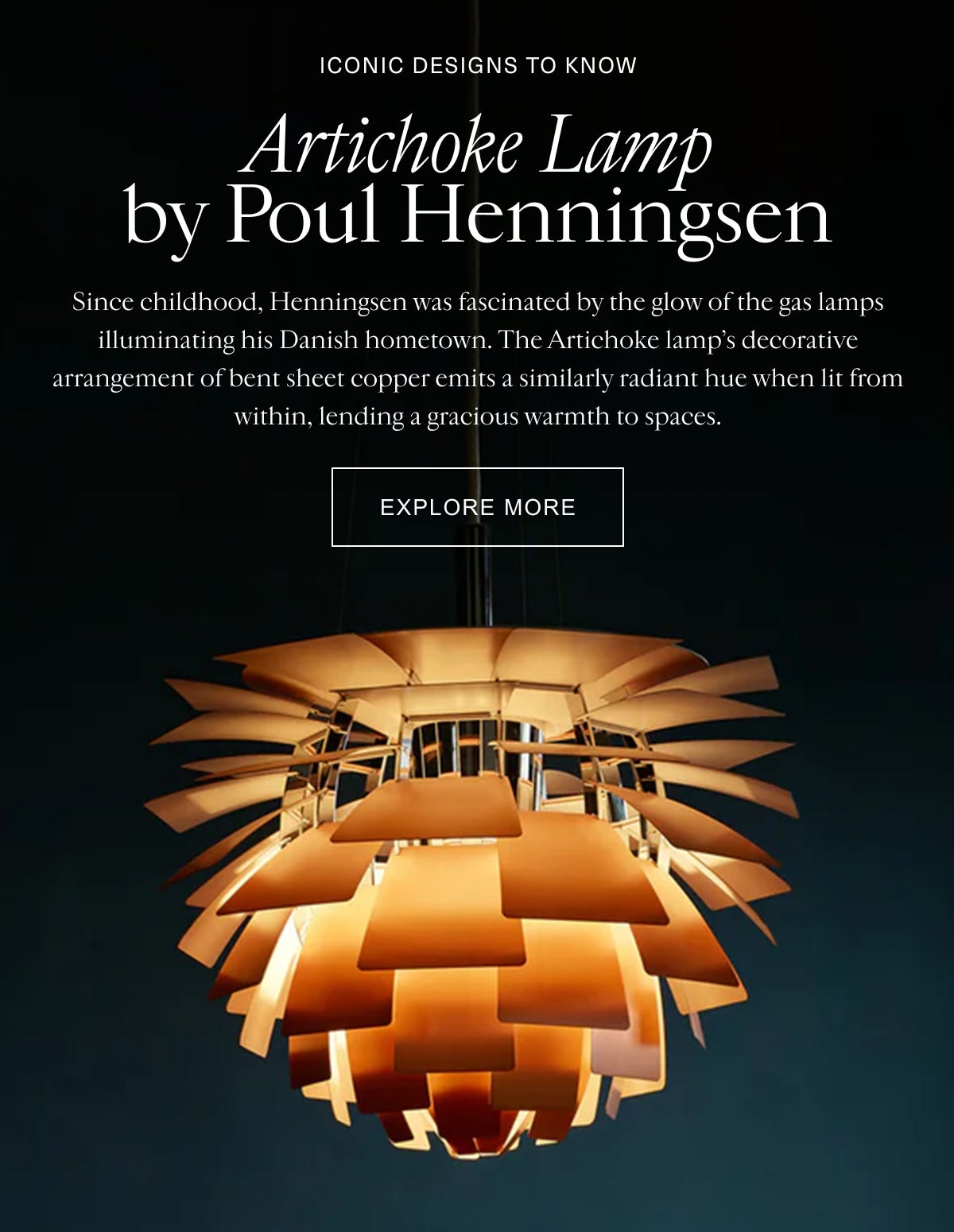Artichoke Lamp by Poul Henningsen