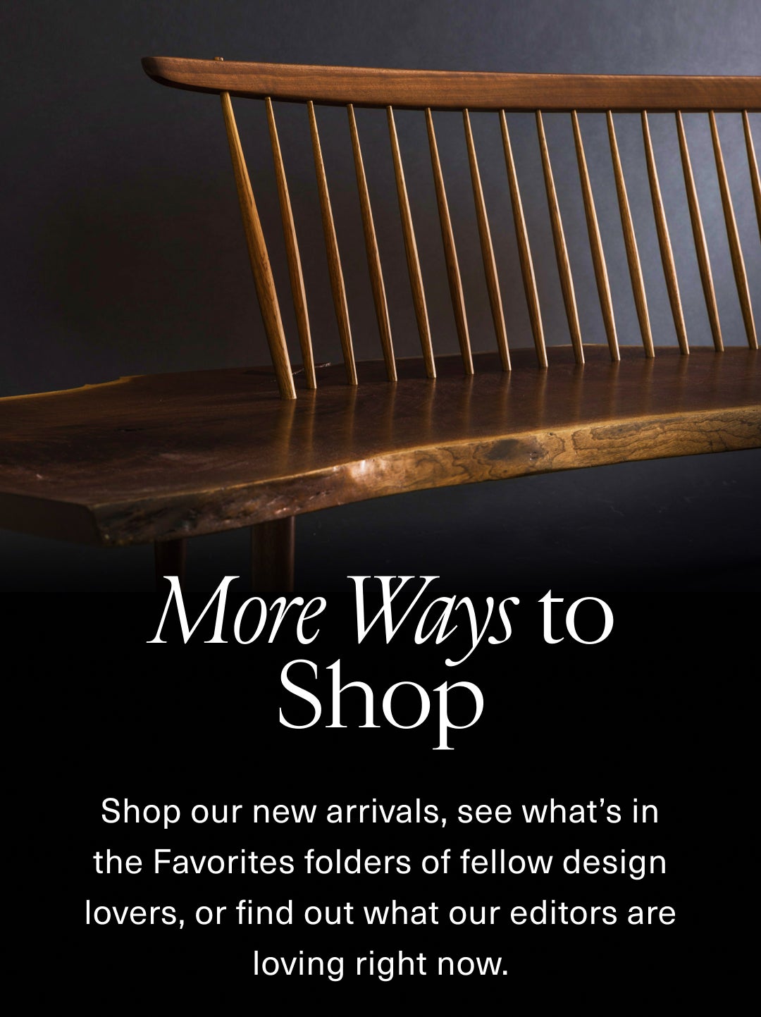 More Ways to Shop