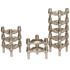 Ceasar Stoffi for Nagel Modular Sculptural Candelabra