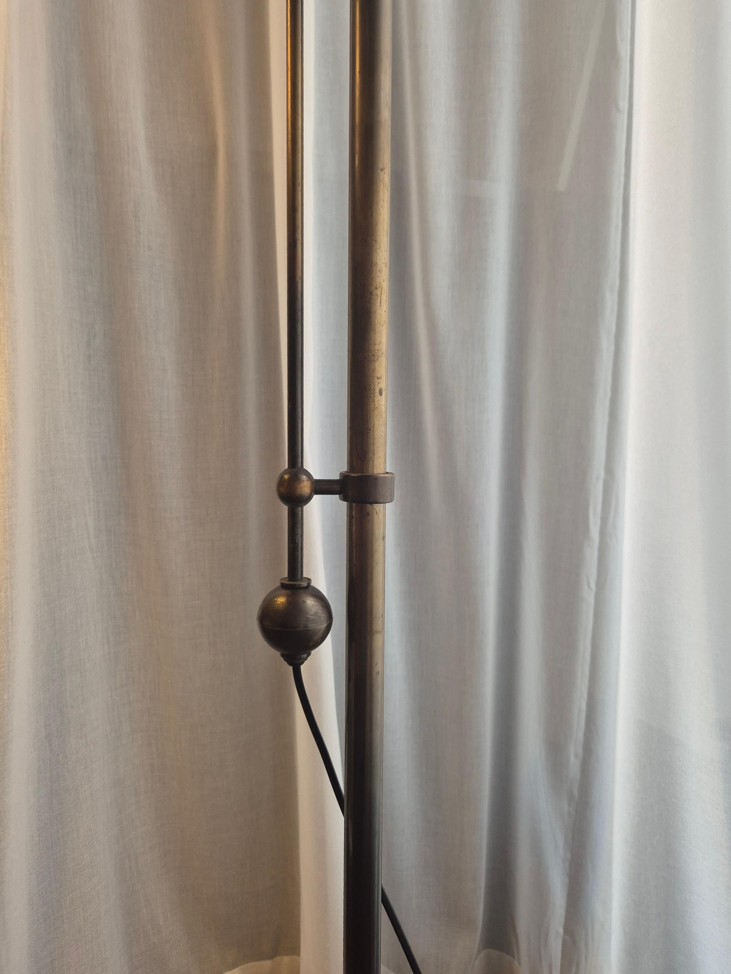 CeBe floor lamp in solid bronze, Swedish Grace / Art Deco 1930s For Sale 1
