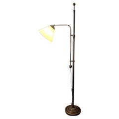 CeBe floor lamp in solid bronze, Swedish Grace / Art Deco 1930s