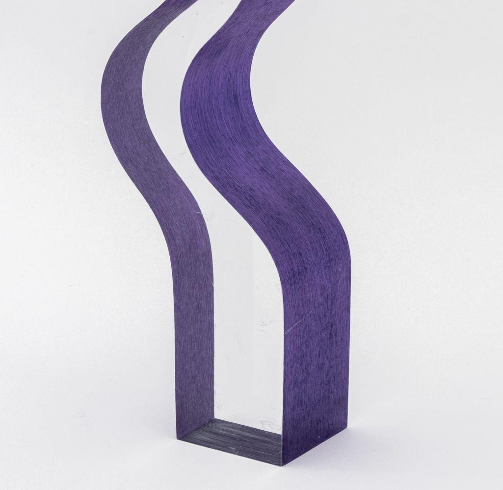 Fine XX secolo Cec LePage Candelieri scultorei in lucite, 4 in vendita