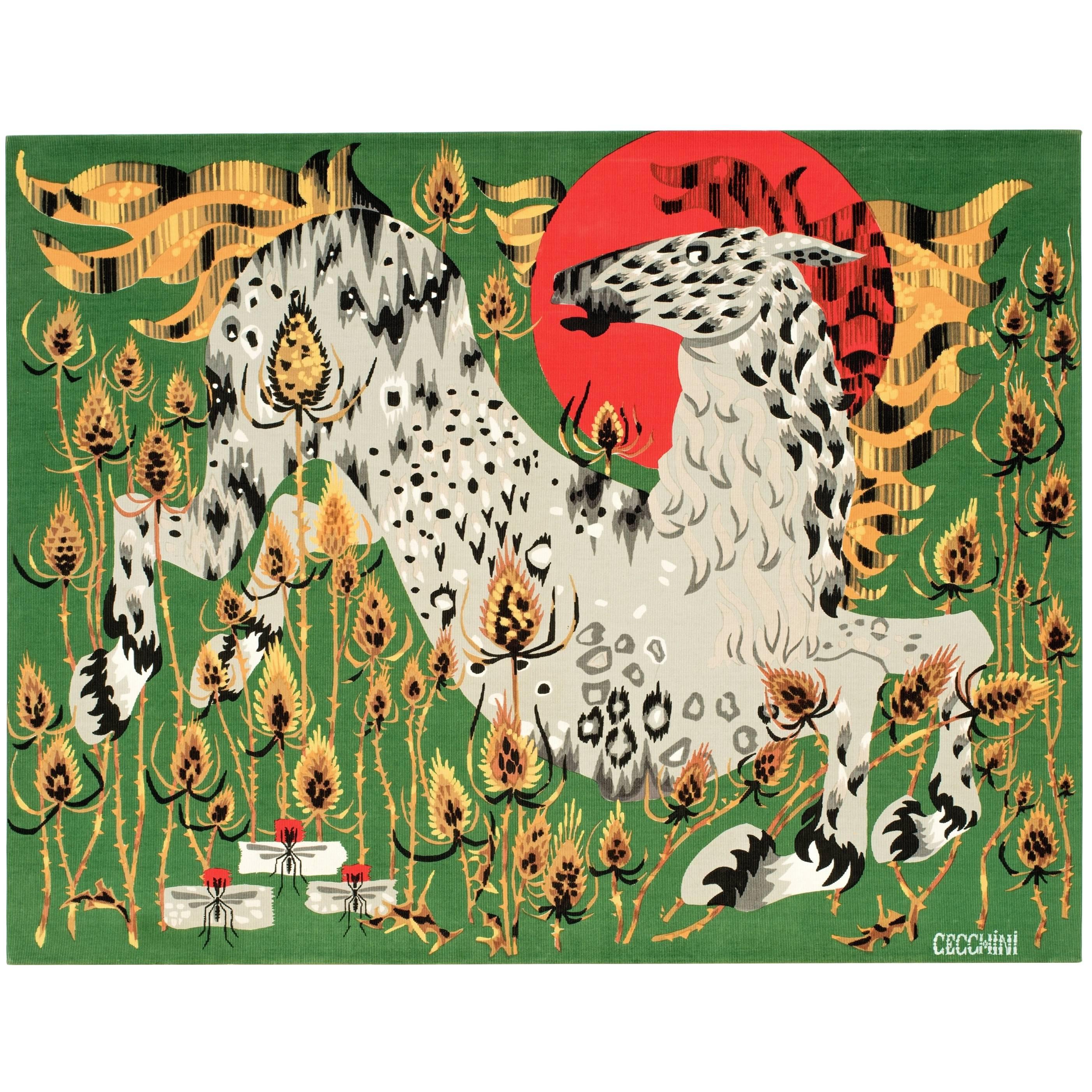 Cecchini Horse Tapestry