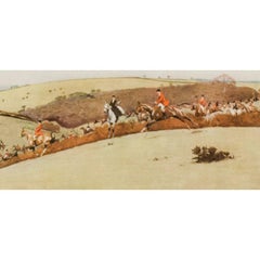 "A Hunting We Will Go" by Cecil Aldin