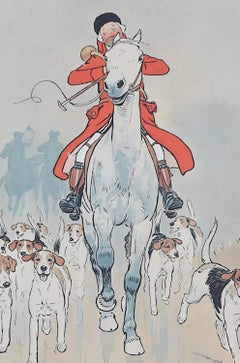 Cecil Aldin: 'The Master' 20th century hunting lithograph