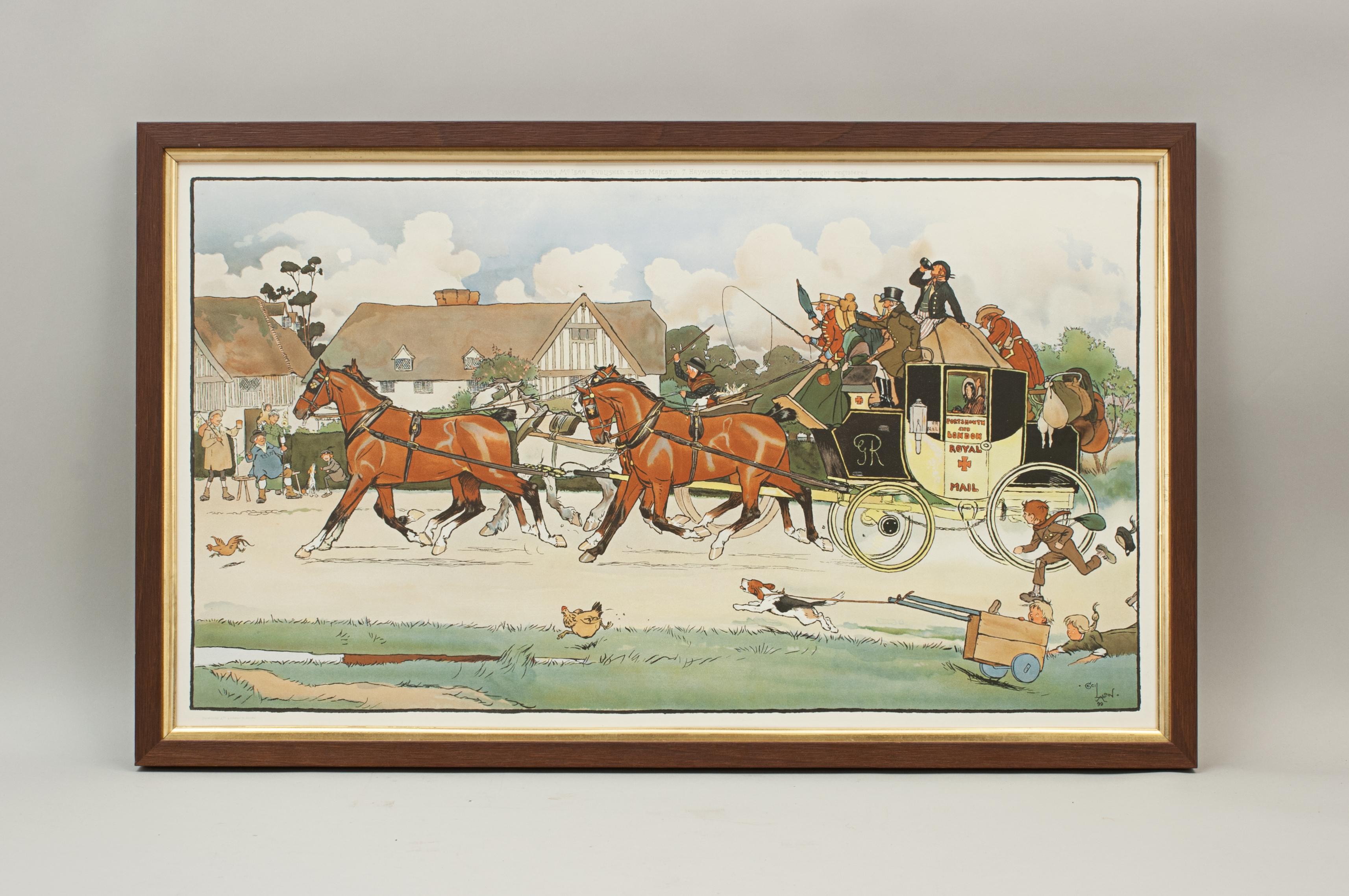 Cecil Aldin Coaching-Druck 4