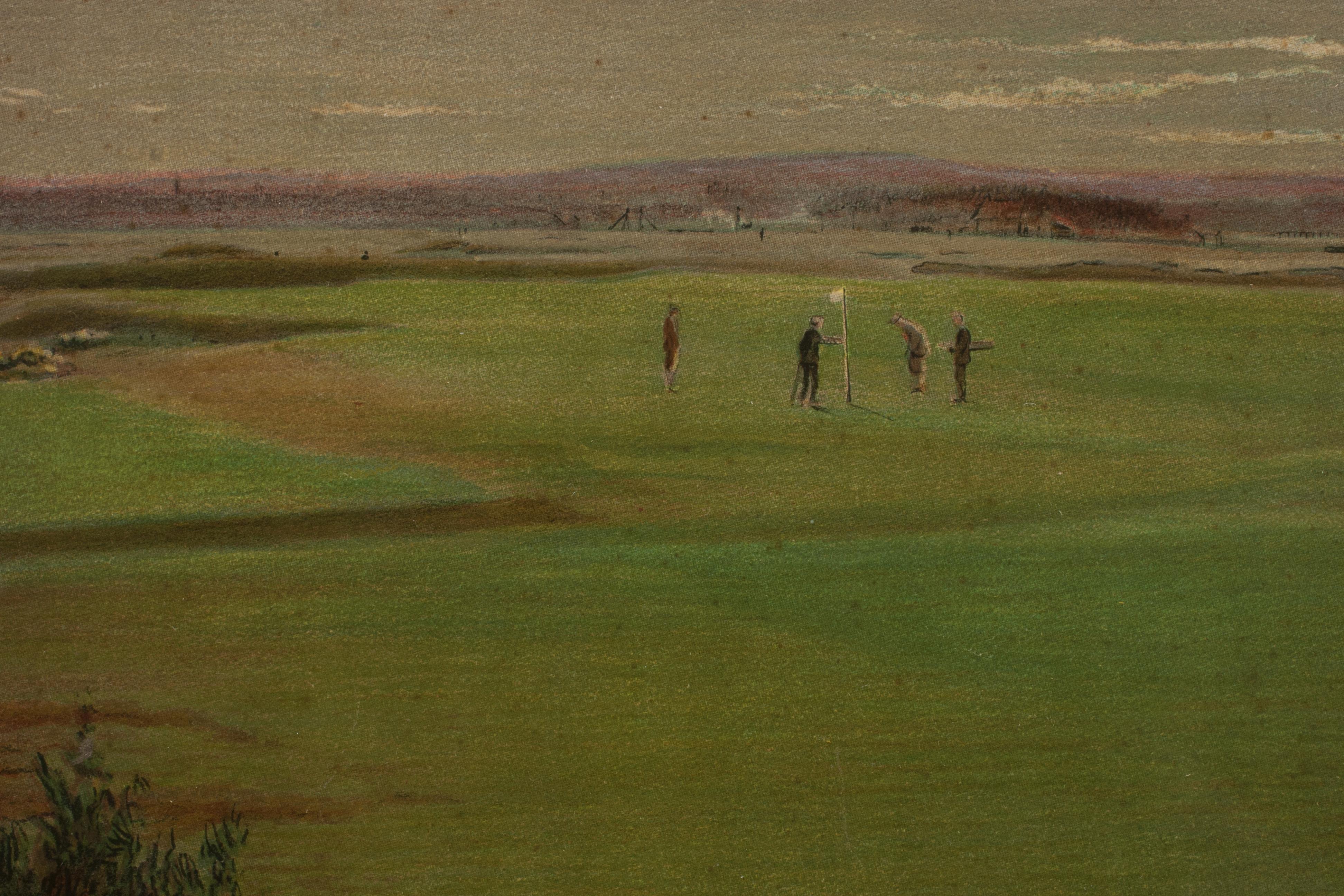 Cecil Aldin Golf Foto De St Andrews en venta 4