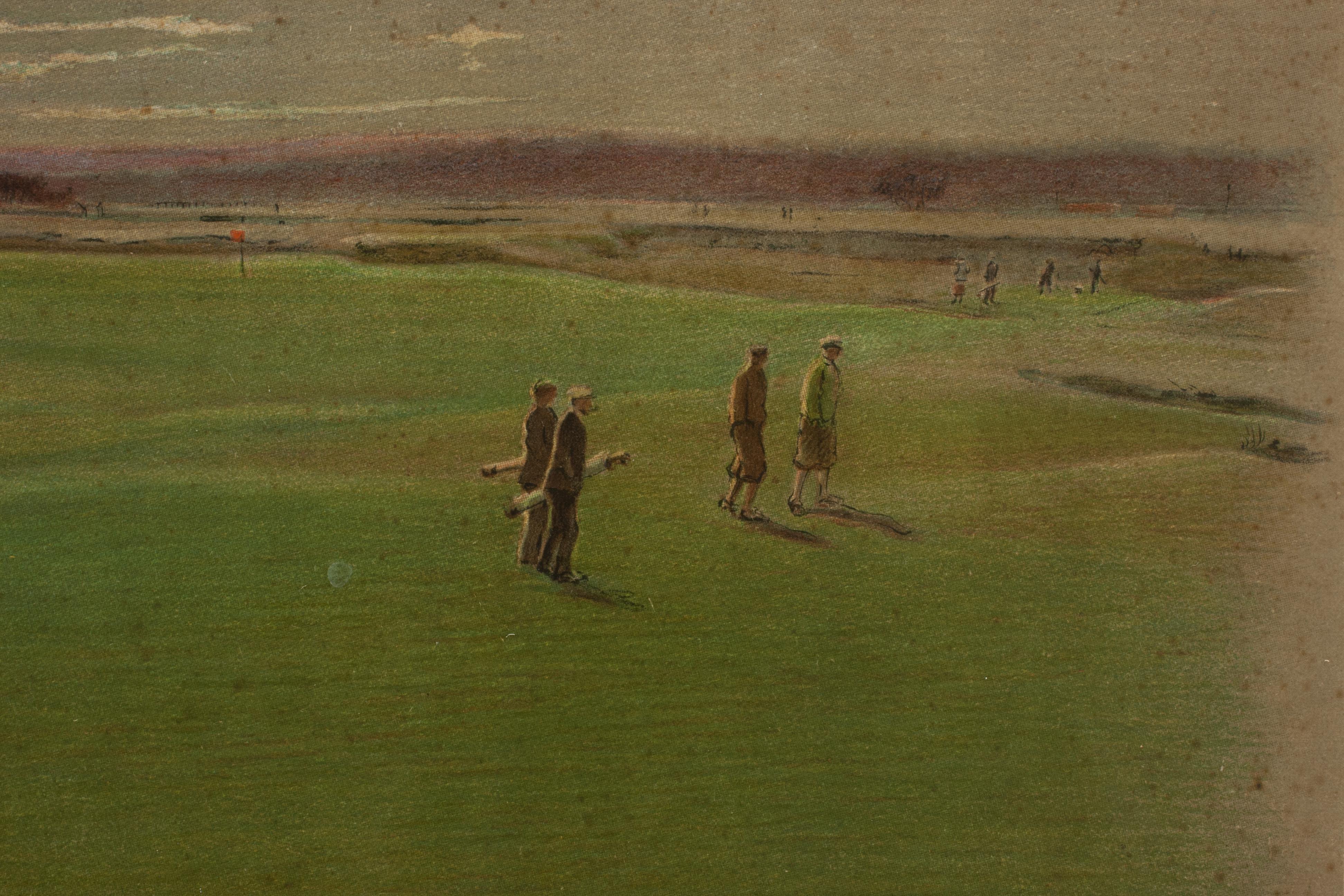 Cecil Aldin Golf Foto De St Andrews en venta 3