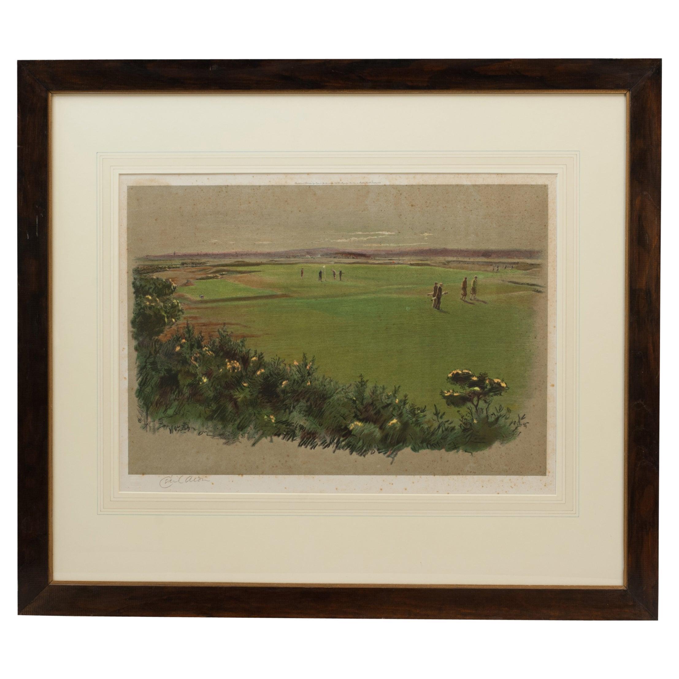 Cecil Aldin Golf Picture Of St Andrews