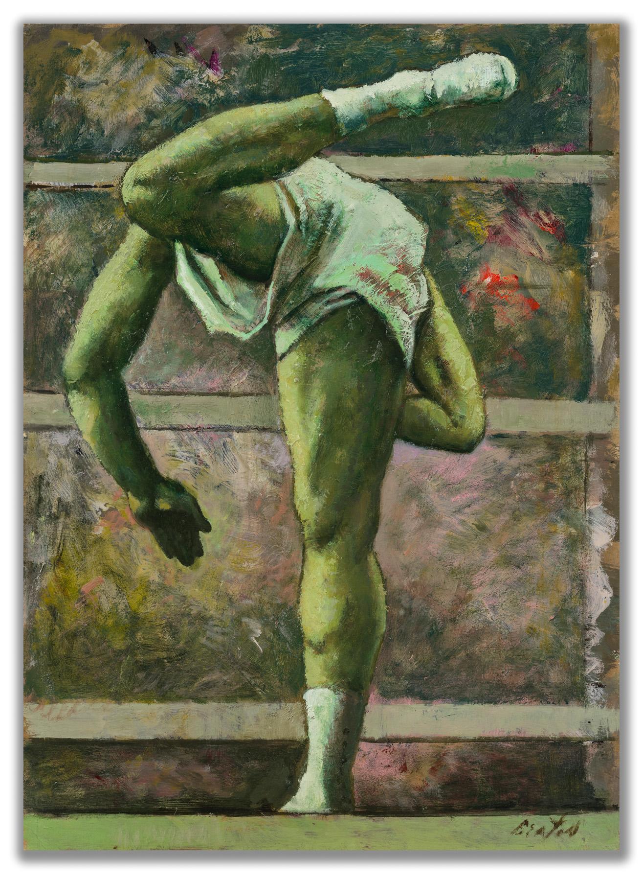 An Athlete - Painting by Cecil Beaton