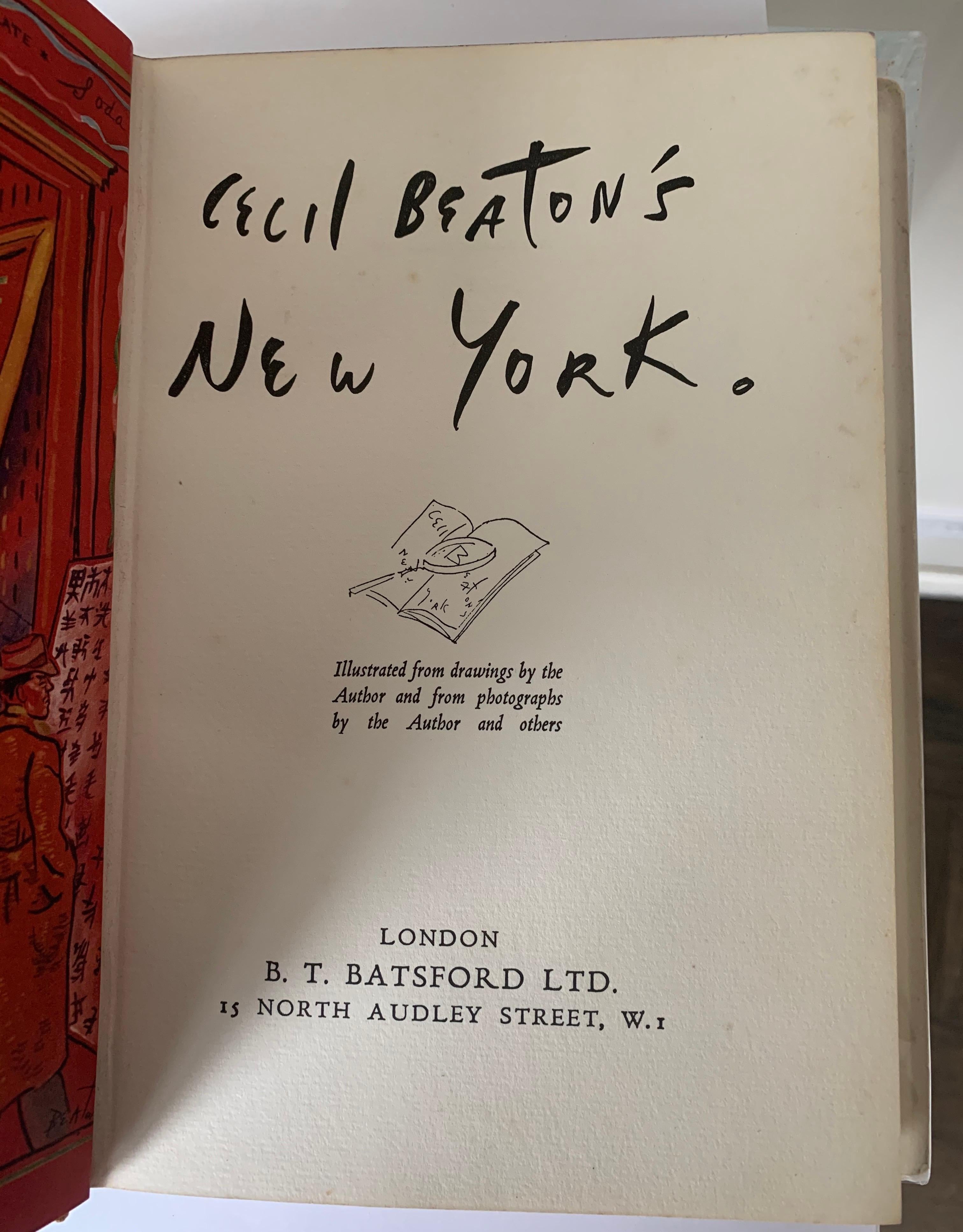 Mid-20th Century Cecil Beaton’s New York First Edition Book