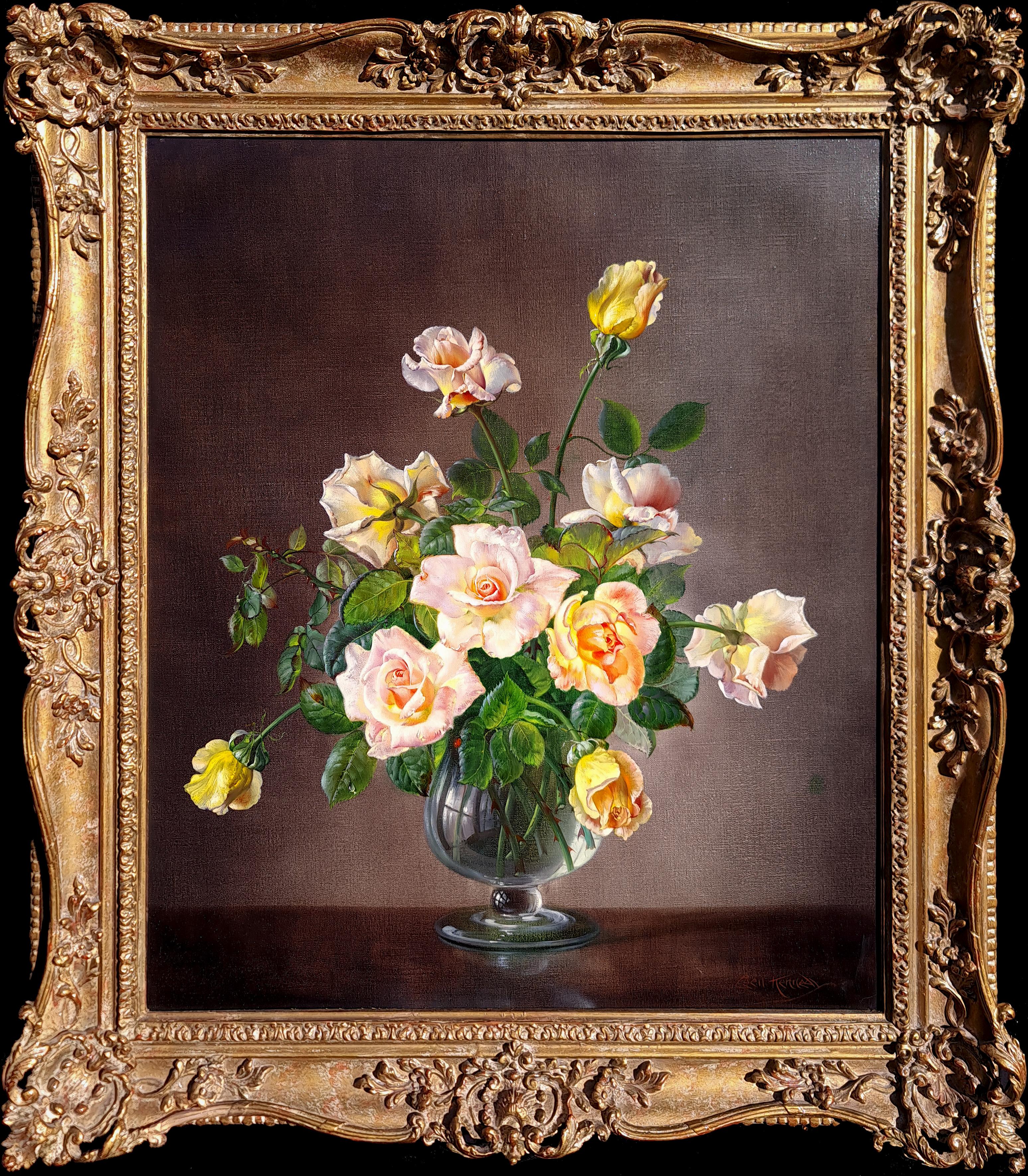 Ein Blumenstrauß aus Rosen