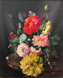Still Life of Flowers with Insects