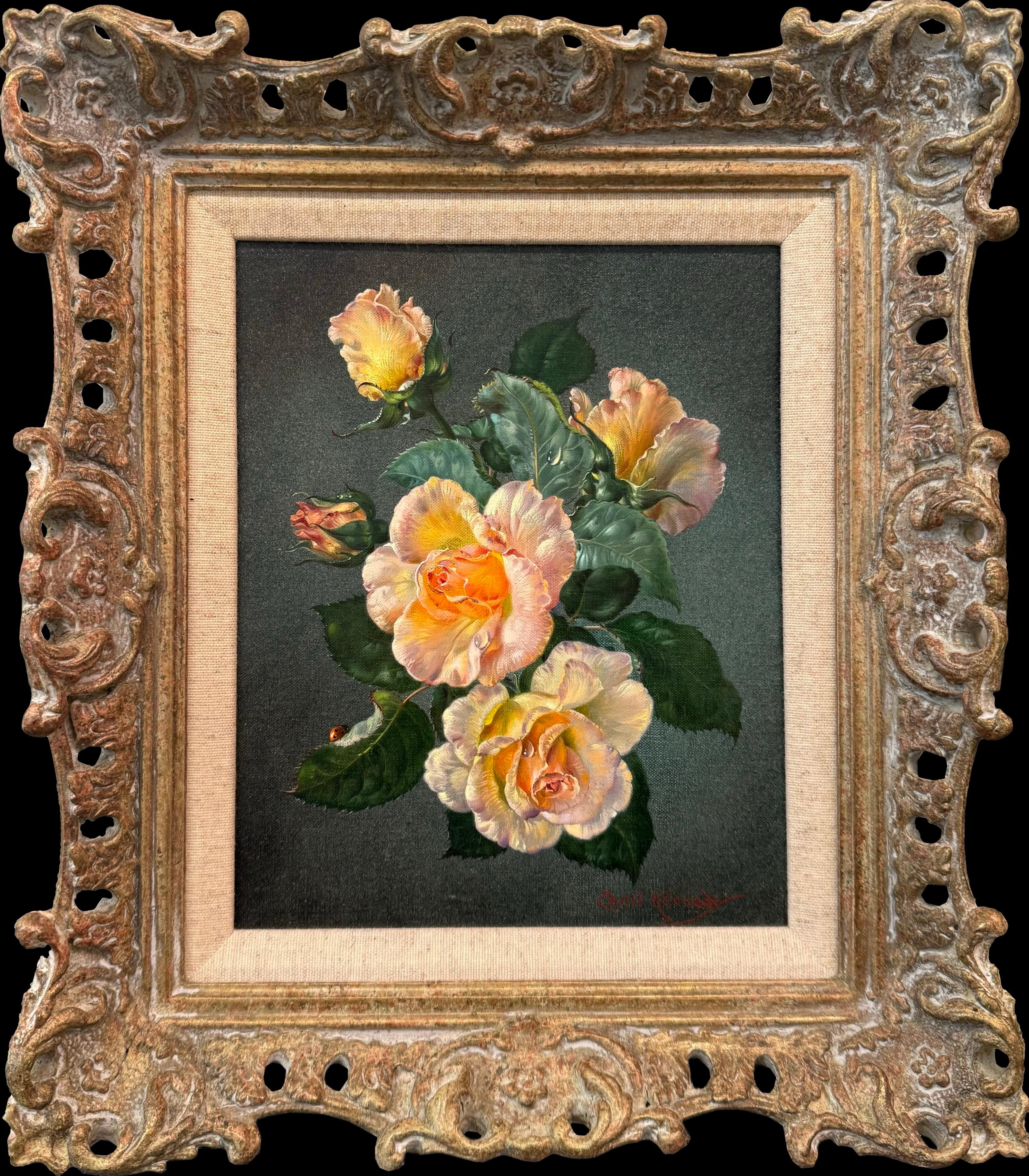 Summer No2 Oil Painting on Canvas, Signed, Framed, Mid-20th Century