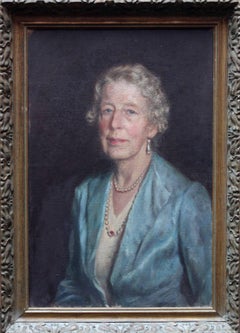 Mignon Margaret Muirhead Tanner - Oil portrait Mother Daughter George Medal WW2 