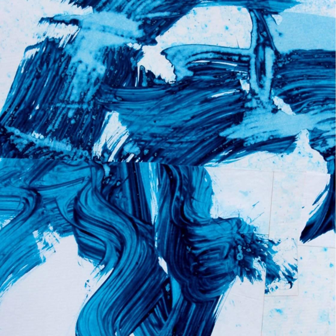 Fusion Series Collage by renown artist Cecil Touchon
art piece is 12 x 18 on 22 x 30 heavy water color paper
signed verso

Cecil Touchon Born 1956 Austin, Texas is a contemporary American collage artist, painter, published poet and theorist
