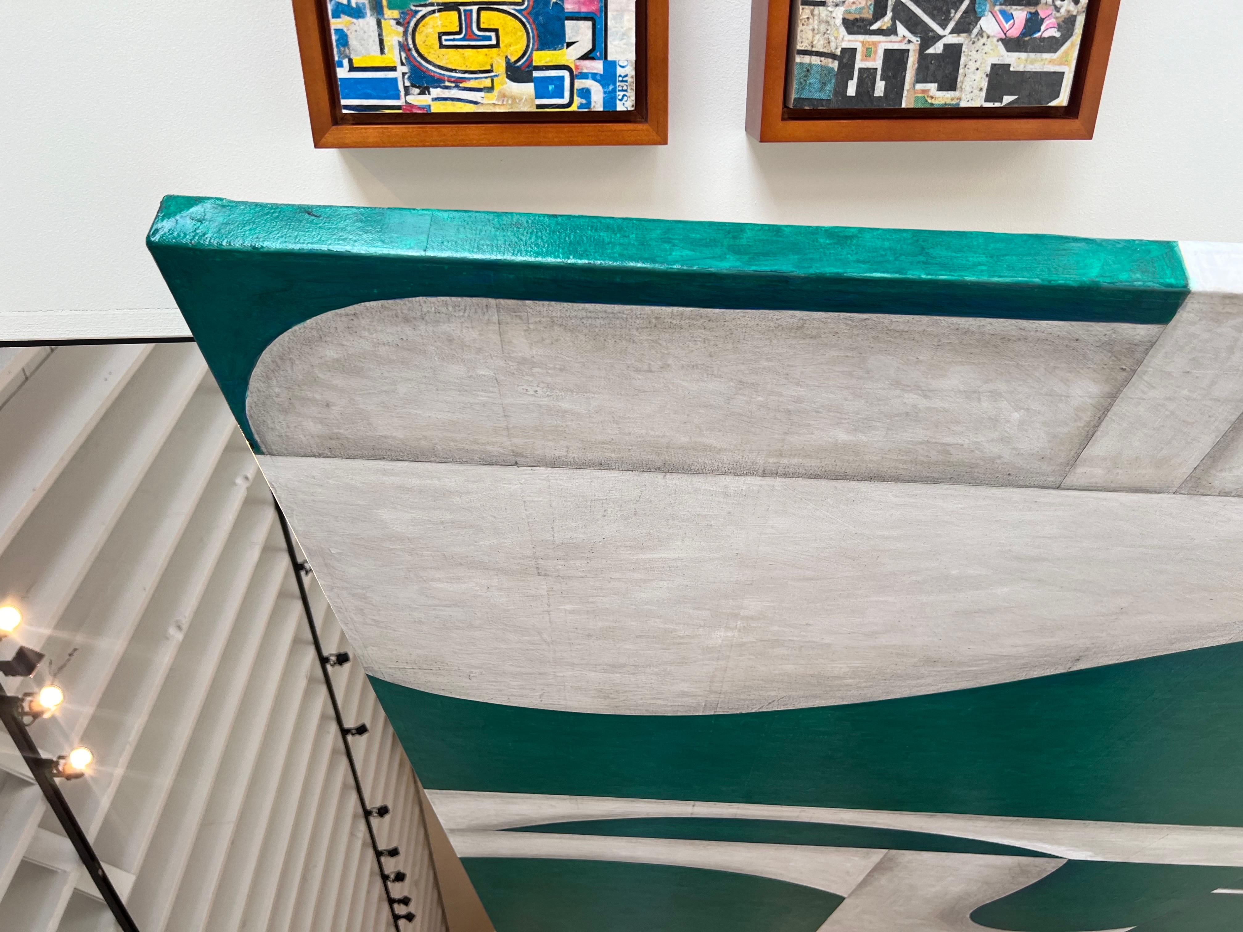 Acrylic on Canvas Titled: PDP 1417 72 x 72 en venta 2