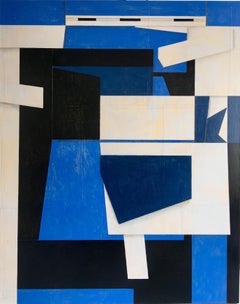 Cecil Touchon Large Painting on Canvas Titled: "PDP929ct17" 48 x 60
