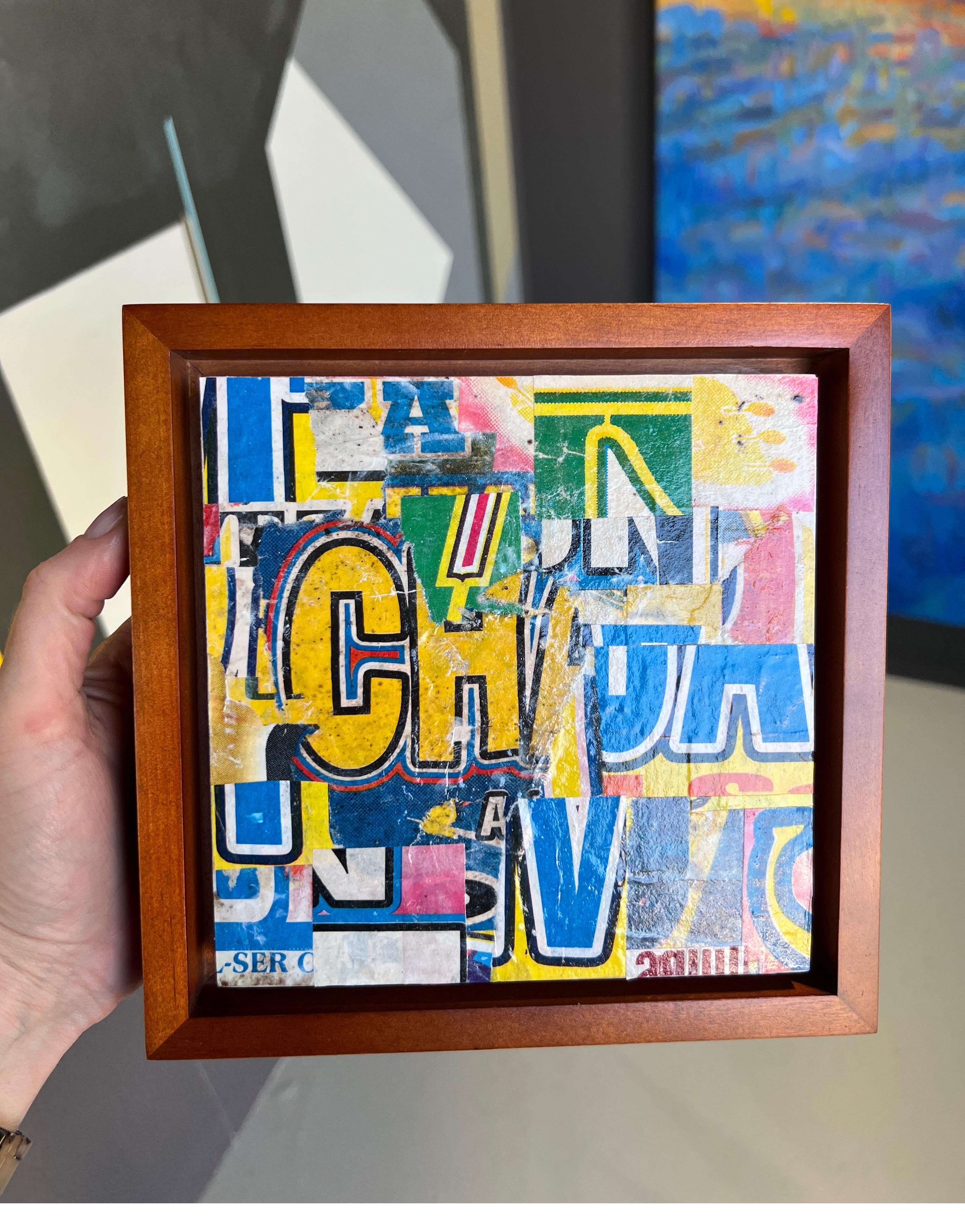 Collage auf Tafel mit dem Titel PDP 1311 von Cecil Touchon im Angebot 11