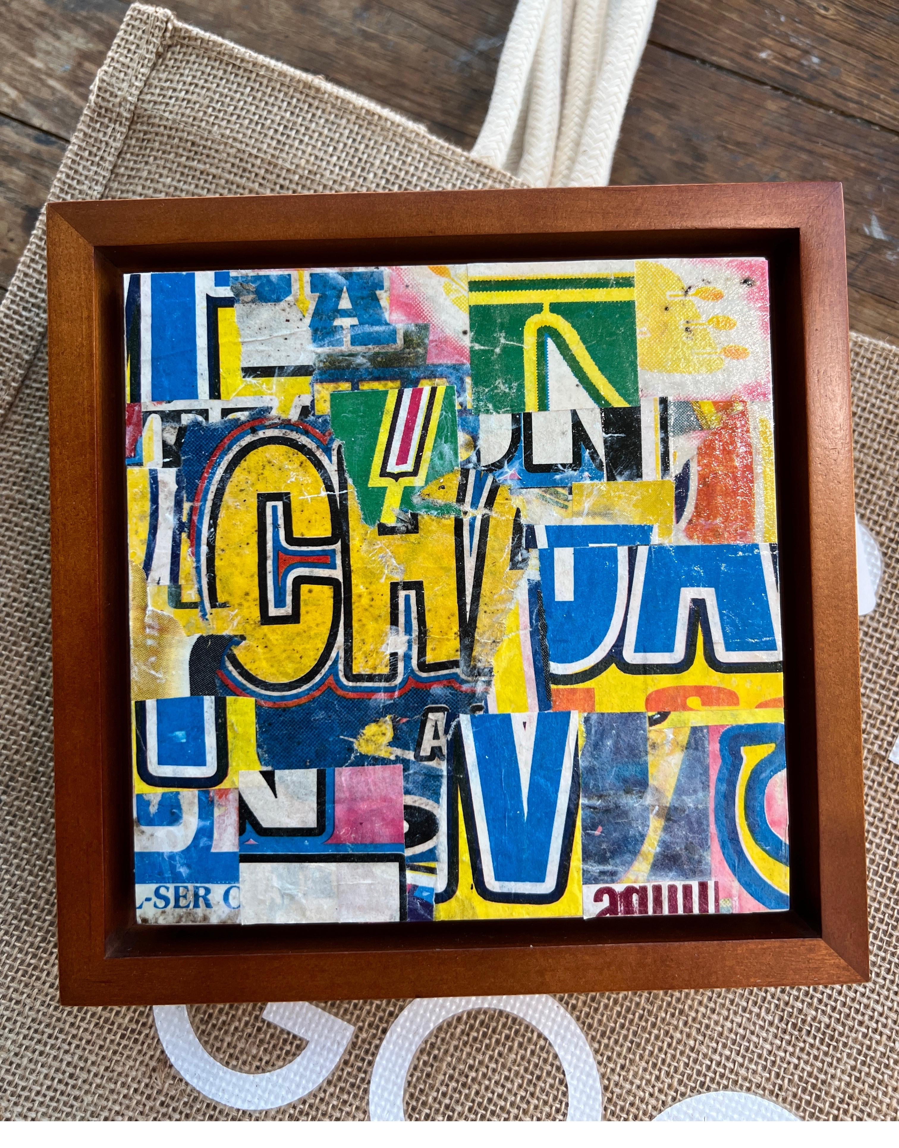 Collage auf Tafel mit dem Titel PDP 1311 von Cecil Touchon im Angebot 9