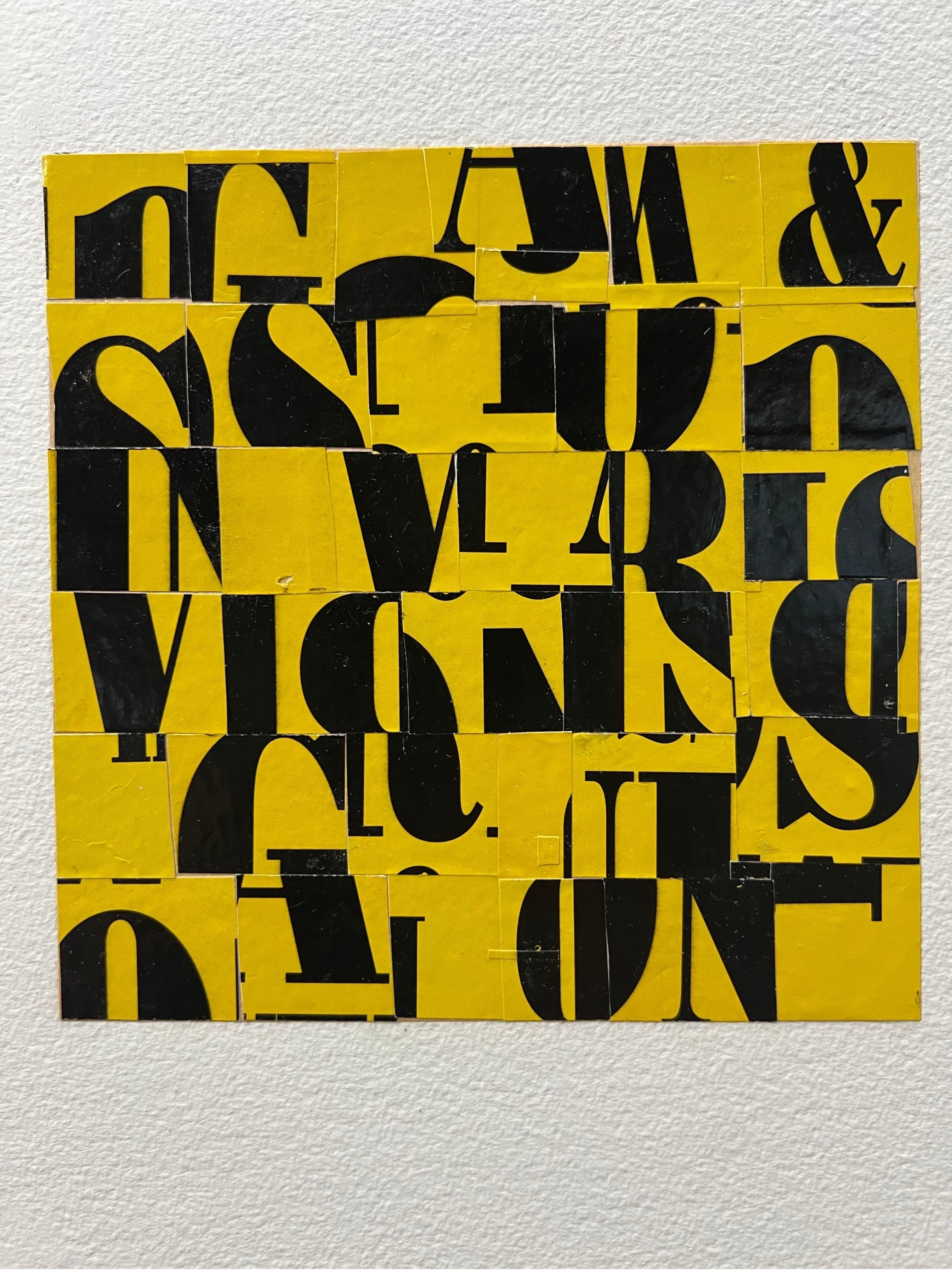 Collage auf Papier mit dem Titel PDP 3316 von Cecil Touchon im Angebot 1