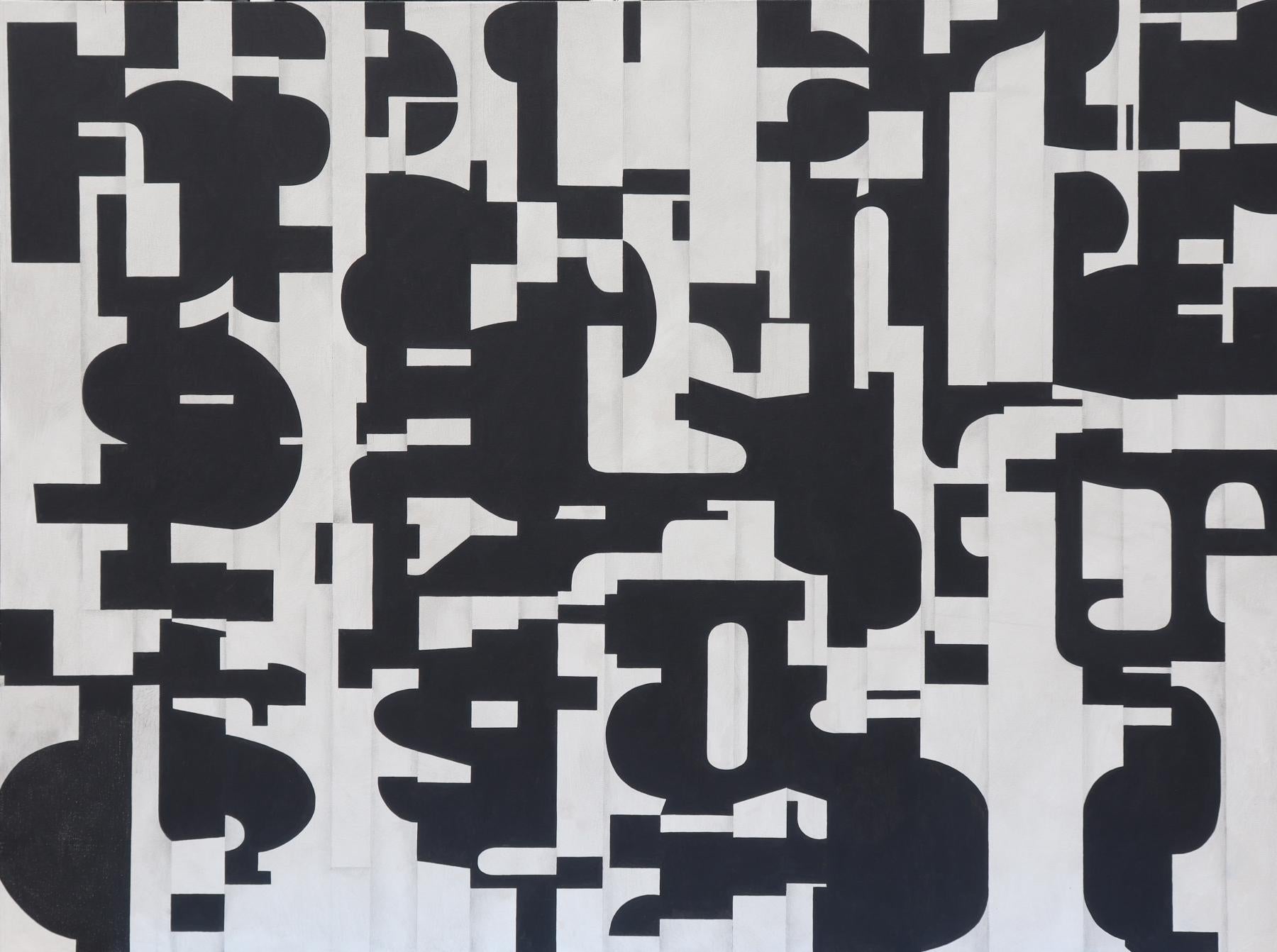 Cecil Touchon Abstract Painting – Large Painting on Canvas Titled: PDP 1153 2021  72 x 96